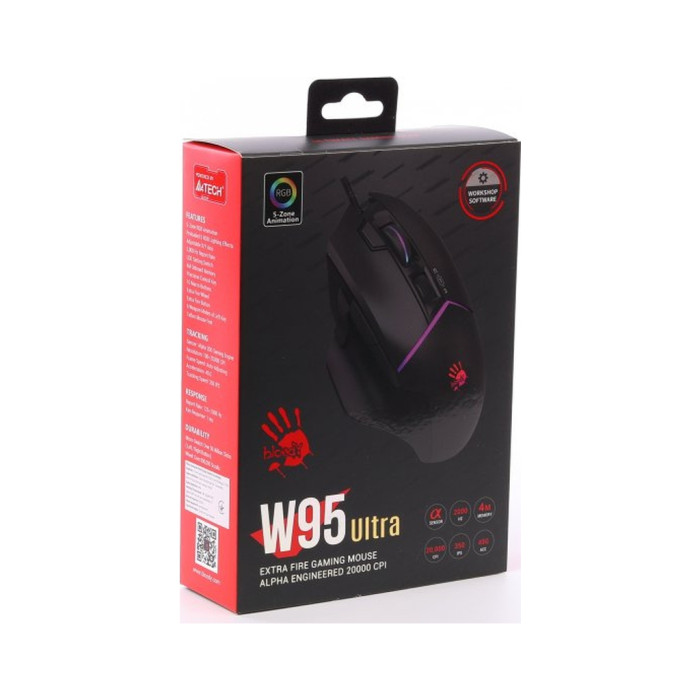 Мишка A4Tech Bloody W95 Ultra USB Black (4711421002288)