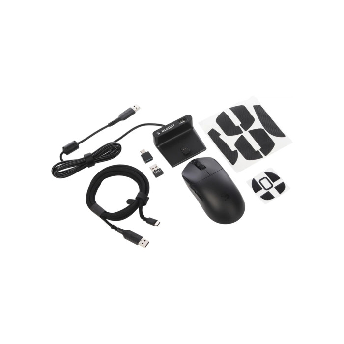 Мишка A4Tech Bloody R77 Ultra Wireless Dock Black (4711421003575)