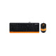 Комплект A4Tech F1010 Orange (4711421943093)