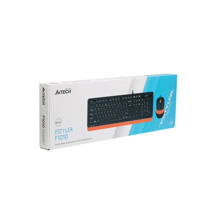 Комплект A4Tech F1010 Orange (4711421943093)