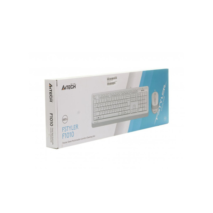 Комплект A4Tech F1010 White (4711421943307)