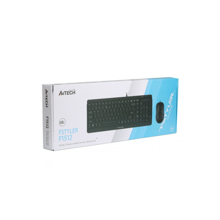 Комплект A4Tech F1512 Black (4711421957939)