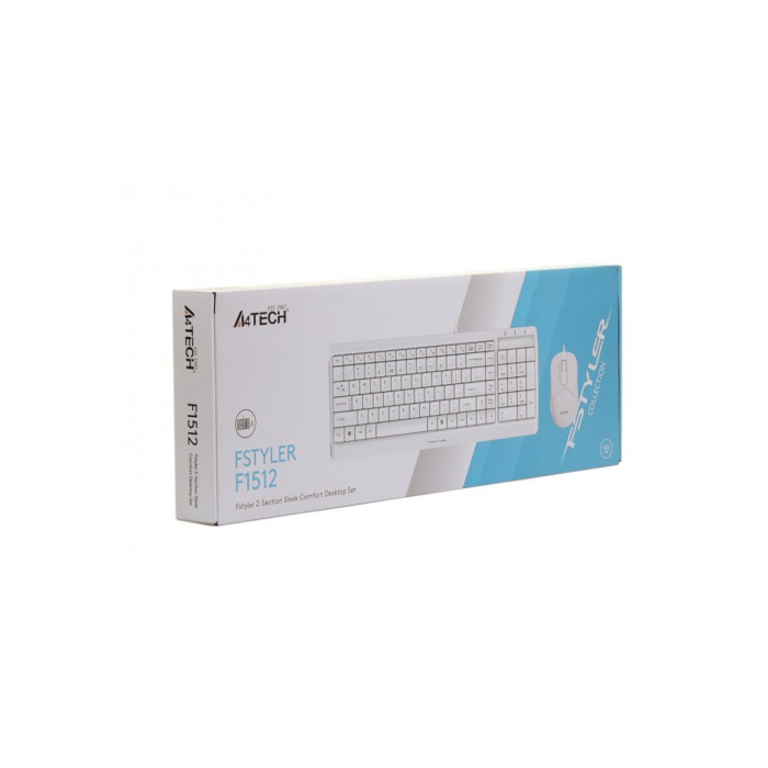 Комплект A4Tech F1512 White (4711421958004)