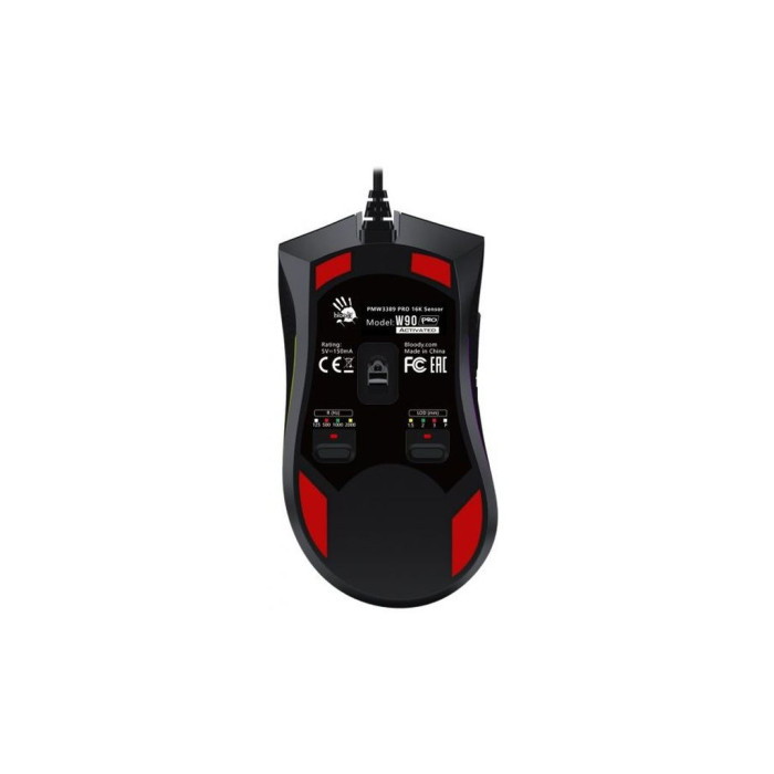 Мишка A4Tech Bloody W90 Pro Stone black (4711421962483)