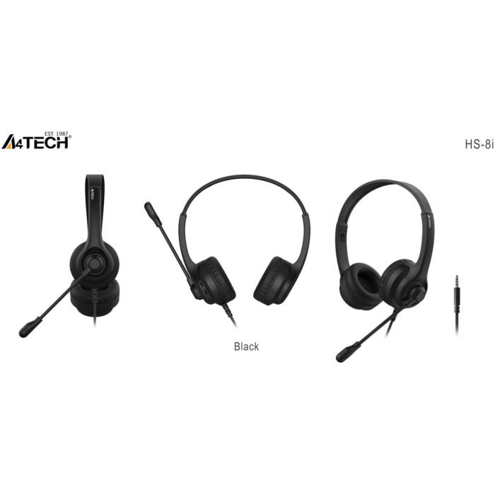 Навушники A4Tech HS-8i Black (4711421982573)
