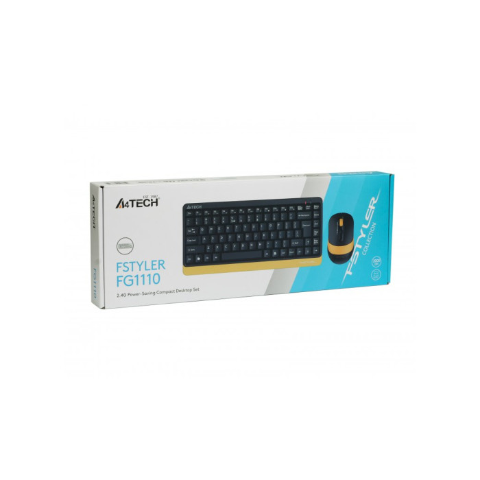 Комплект A4Tech FG1110 Wireless Bumblebee (4711421987752)