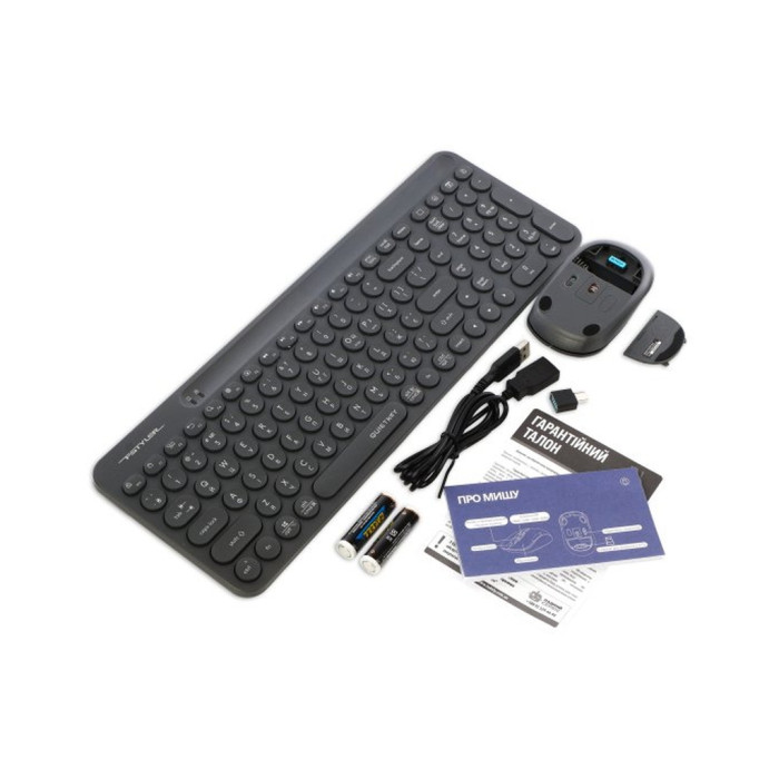 Комплект A4Tech FG3300 Air2 USB UA Grey (4711421997416)