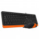 Комплект A4Tech F1010 Orange