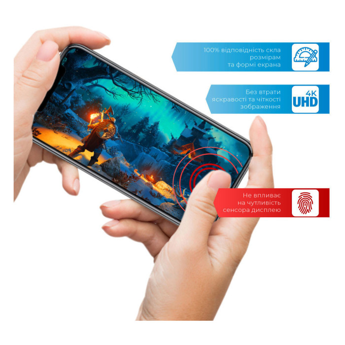 Скло захисне ACCLAB Full Glue Oppo A12 (1283126508356)