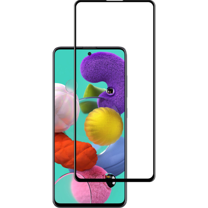 Скло захисне ACCLAB Full Glue Samsung A71 Black (1283126508622)