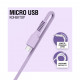 Дата кабель USB 2.0 AM to Micro 5P 1.2m AL-CBCOLOR-M1PP Purple ACCLAB (1283126518126)