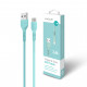 Дата кабель USB 2.0 AM to Micro 5P 1.2m AL-CBCOLOR-M1MT Mint ACCLAB (1283126518140)