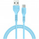 Дата кабель USB 2.0 AM to Type-C 1.2m AL-CBCOLOR-T1BL Blue ACCLAB (1283126518249)