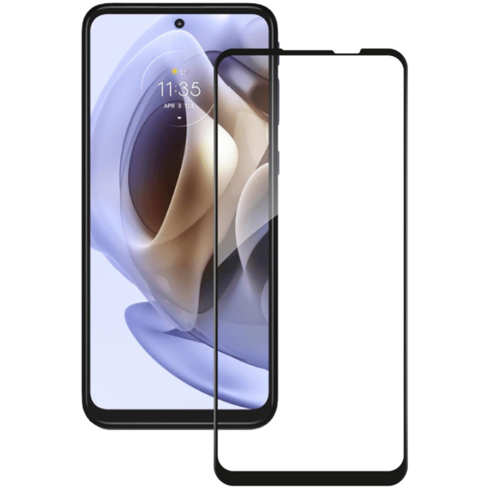 Скло захисне ACCLAB Full Glue MOTO G31/G41 Black (1283126546105)