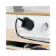 Зарядний пристрій Acefast USB-C 20W + Type-C cable A82 Fast Charger Black (6974316280057)
