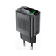 Зарядний пристрій Acefast USB-A 20W + Type-C cable A90 Fast Charger Black (6974316280064)