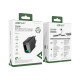 Зарядний пристрій Acefast USB-A 20W + Type-C cable A90 Fast Charger Black (6974316280064)