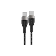 Дата кабель USB-C to USB-C 1.2m 60W 3A nylon black Acefast (6974316280217)