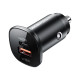 Зарядний пристрій Acefast 1xUSB-C PD20W + 1xUSB QC3.0 18W car adapter metal (6974316280330)