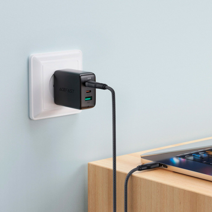 Дата кабель USB-C to USB-C 1.2m 3A C8-03 Acefast (6974316282716)