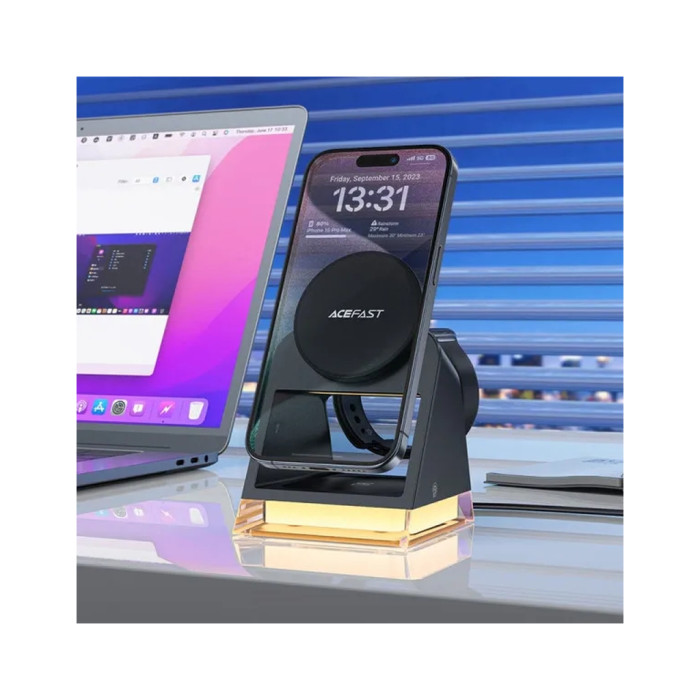 Зарядний пристрій Acefast Wireless QI 3in1 15W E17 (6974316282815)