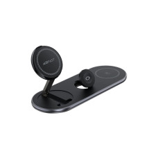 Зарядний пристрій Acefast Wireless QI 3in1 15W E19 Qi2 (6974316283096)