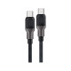 Дата кабель USB-C to USB-C 1.2m 3A silicone braid C10-03 Acefast (6974316283119)