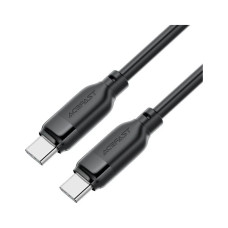 Дата кабель USB-C to USB-C 1.2m 60W TPU black Acefast (6974316283805)