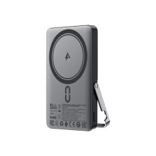 Батарея універсальна Acefast Magnetic Wireless 5000mAh, 18W, PD, QC/3.0, with holder M16, Black (6974316283997)
