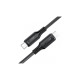 Дата кабель USB-C to USB-C 1.2m 3A 60W silicone black Acefast (6974316284161)