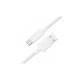 Дата кабель USB 2.0 AM to USB-C 1.2m 3A white Acefast (6974316284260)
