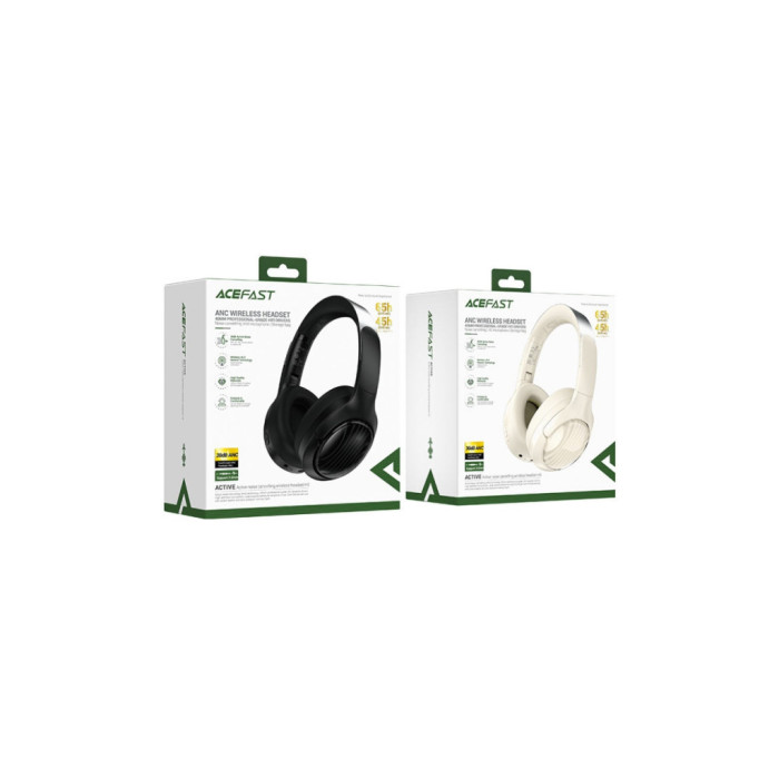 Навушники Acefast H5 ANC Milky White (6974316284284)