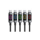 Дата кабель USB-C to USB-C 1.2m 60W black Acefast (6974316284666)