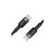 Дата кабель USB-C to USB-C 1.2m 60W black Acefast (6974316285137)