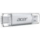 USB флеш накопичувач Acer 32GB UP300 Silver USB 3.2/Type-C (BL.9BWWA.588)