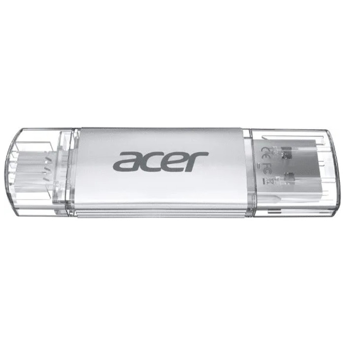 USB флеш накопичувач Acer 32GB UP300 Silver USB 3.2/Type-C (BL.9BWWA.588)