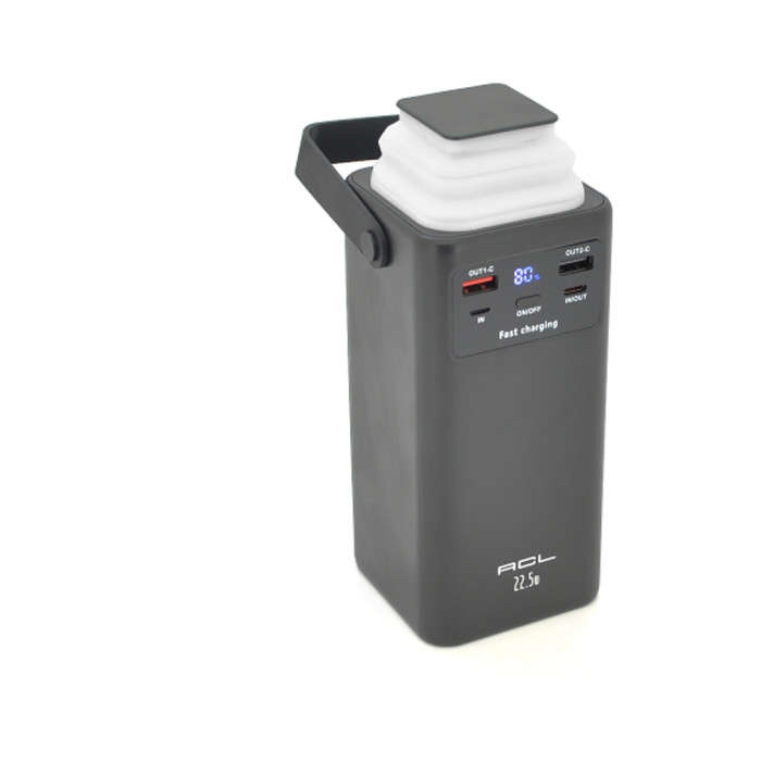 Батарея універсальна ACL 50000mAh, PD/22.5W, Black (ACLPW-113B)