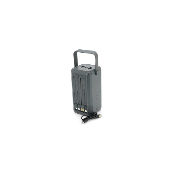 Батарея універсальна ACL 50000mAh, 22.5W, USB/Micro/Type-C/Lighting, Flashlight (PW-131)