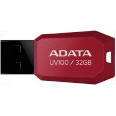 USB флеш накопичувач ADATA 32GB DashDrive UV100 Red USB 2.0 (AUV100-32G-RRD)