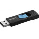 USB флеш накопичувач ADATA 16GB UV220 Black/Blue USB 2.0 (AUV220-16G-RBKBL)