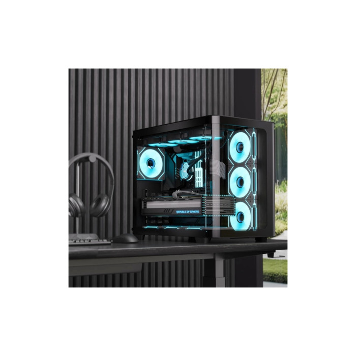 Корпус для ПК AeroCool P500C-G-BK-v1 Black (ACCM-PN01043.11)
