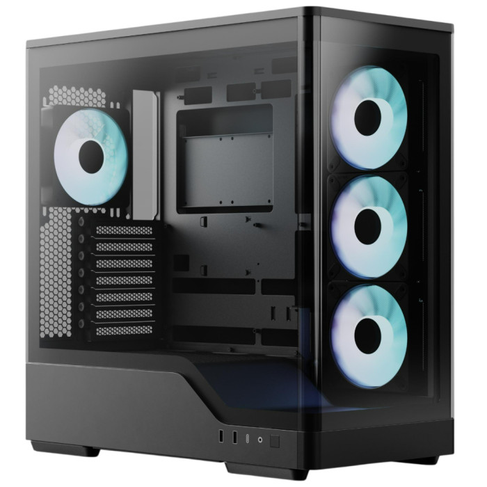 Корпус для ПК AeroCool P500A-BK-v1 Black (ACCM-PN08143.11)