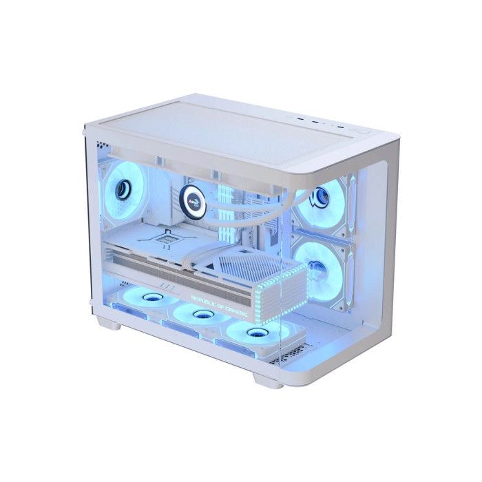 Корпус для ПК AeroCool P300C-G-WT-v1 White (ACCS-PN02033.21)