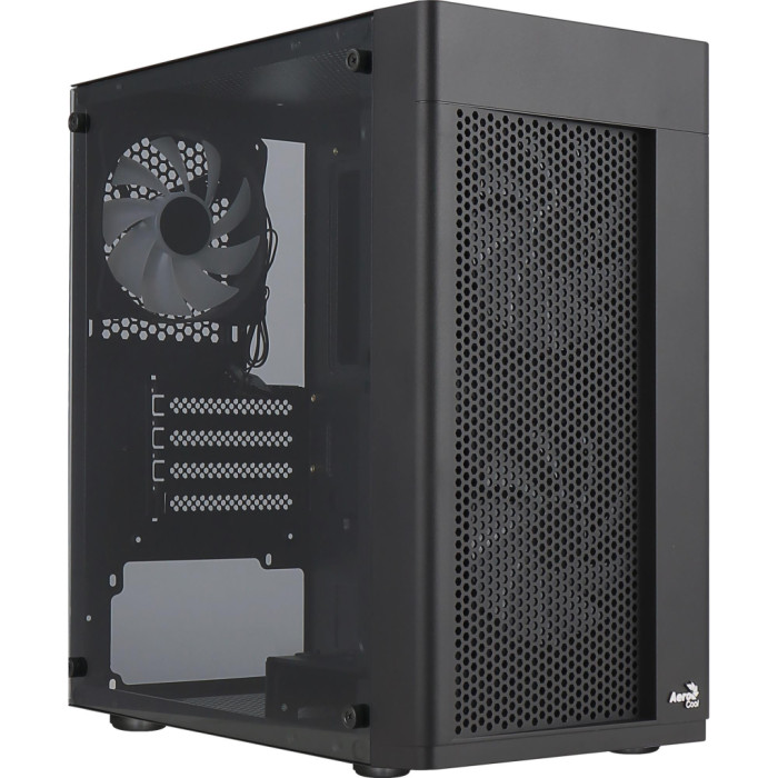 Корпус для ПК AeroCool Hexform-G-BK-v2 Black 600W (ACCX-PV38004.11)