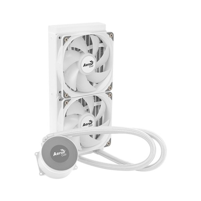 Система рідинного охолодження AeroCool Oasis L240 White (ACLA-OA24117.21)