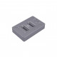 Док-станція AgeStar USB3.1 Type C, M.2 NVME, 2 slot grey (31CBNV2C(GRAY))