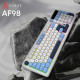 Клавіатура Ajazz AF98 USB UA White/Blue (AF98-GB)
