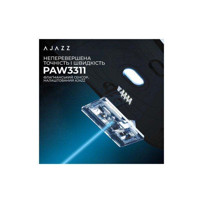 Мишка Ajazz AJ139 V2 MC Wireless/Bluetooth/USB Black (AJ139-V2-MC-B)