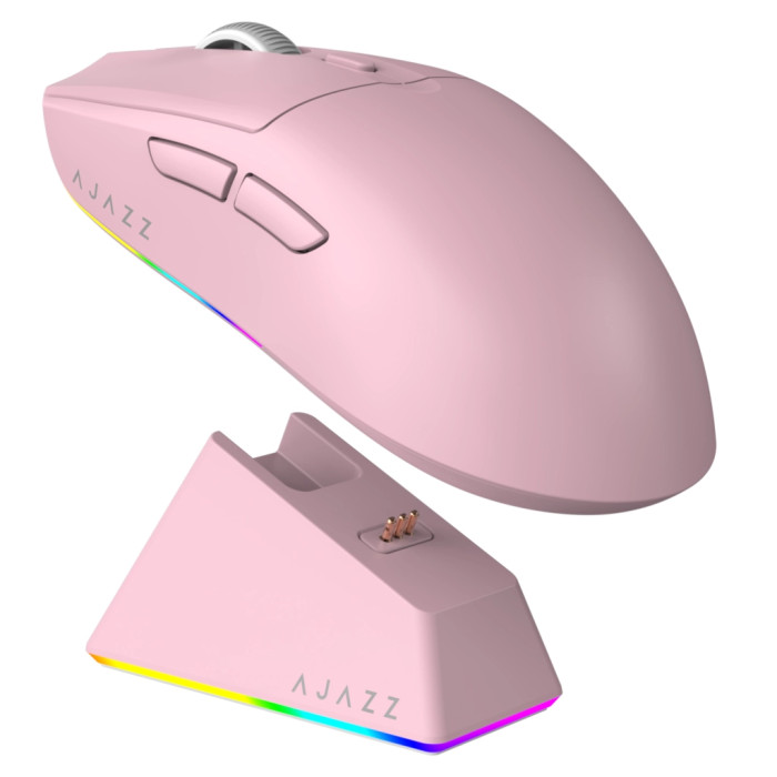 Мишка Ajazz AJ139 V2 MC Wireless/Bluetooth/USB Pink (AJ139-V2-MC-Pink)