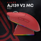 Мишка Ajazz AJ139 V2 MC Wireless/Bluetooth/USB Red (AJ139-V2-MC-R)